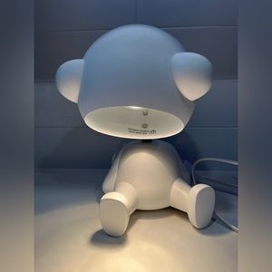 White Bear Candle Warmer Lamp with Bulb Wax Melt Warmer for Scented Candles EUC